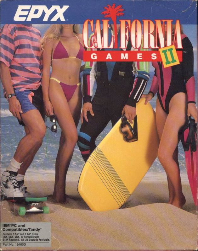 California Games II box art for Super Nintendo